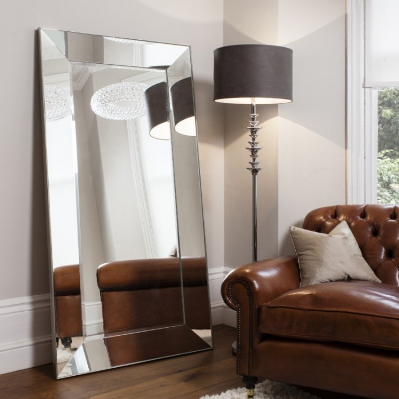 Vasto Leaner Mirror Silver W915 x H1830mm